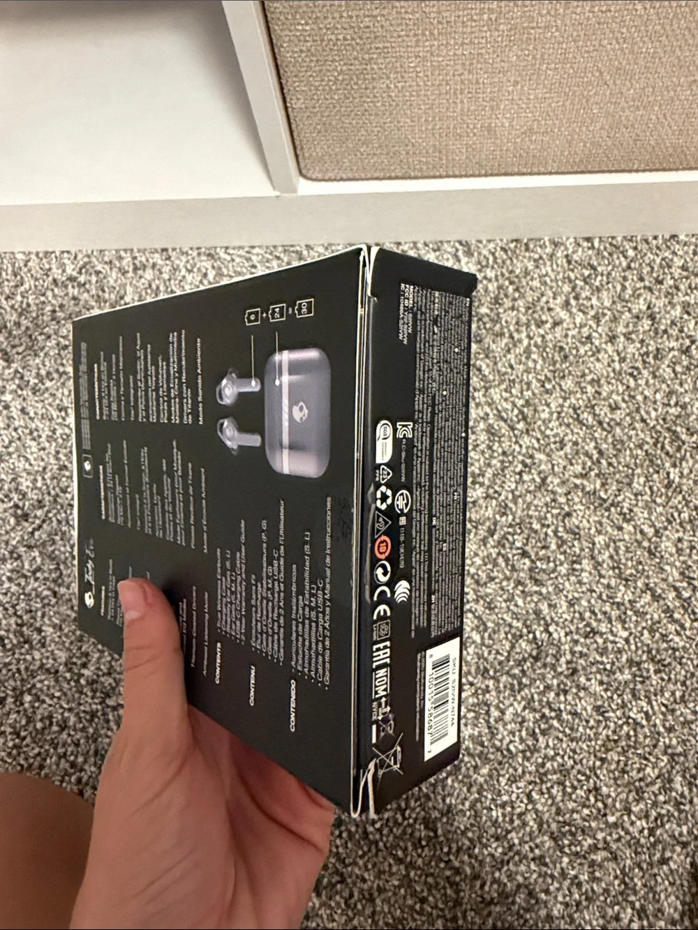Skullcandy Indy Evo True Wireless Earbuds - Light Gray